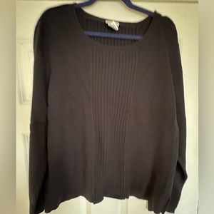 Fashion Bug. Womens black sweater. Size 22/24 W. Used in very good condition